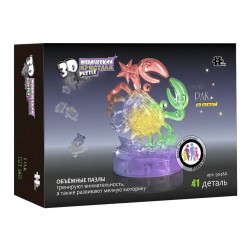 3D Crystal Puzzle Знаки Зодиака Рак со светом 9048A
